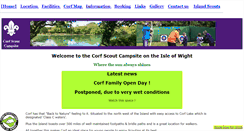 Desktop Screenshot of corfcamp.org